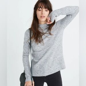 Madewell Gray Cowl Neck Sweater